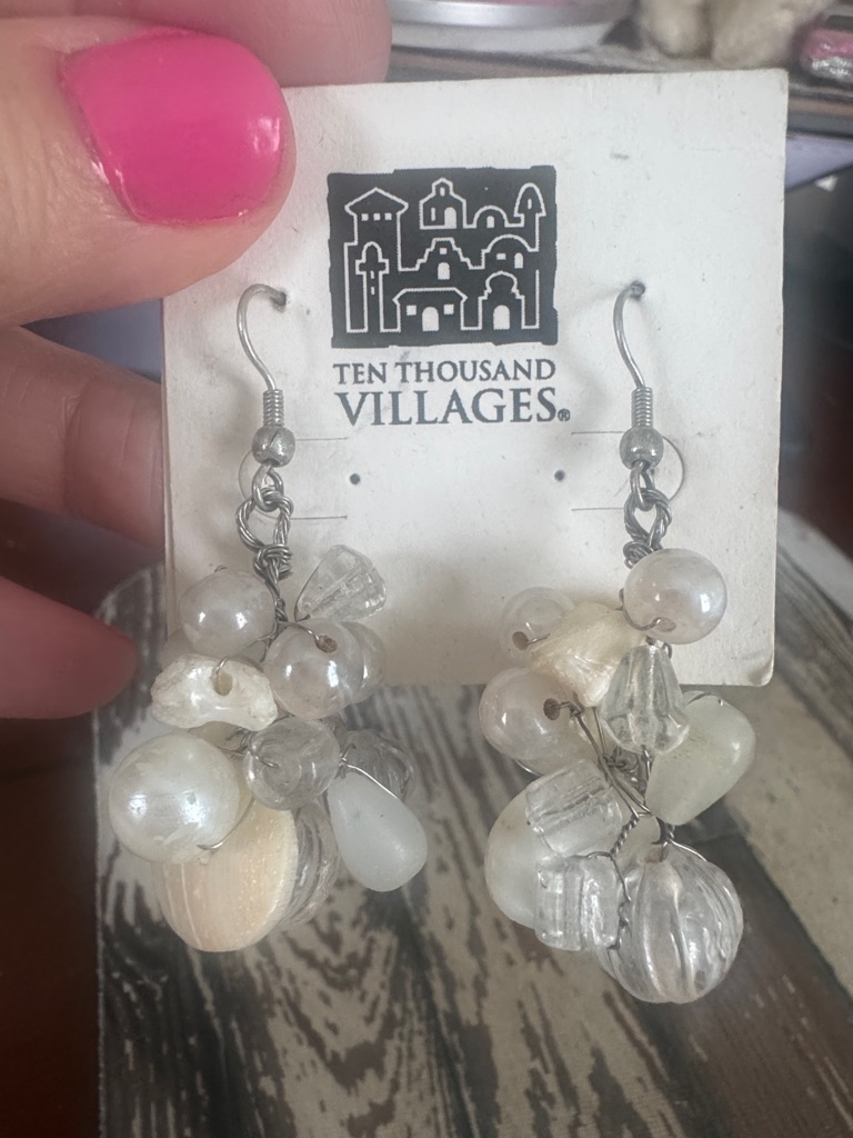 *Ten Thousand Villages* Bead Cluster Earrings